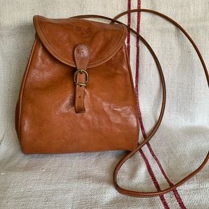 Il Bisonte crossbody accordion bag